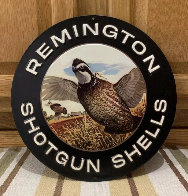 REMINGTON SHOTGUN SHELLS Metal Sign Vintage Style Wall Decor Hunting