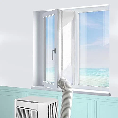 Kit Fenêtre Climatiseur Mobile, 400M Tissu De Calfeutrage pour Fenêtres pour Cli