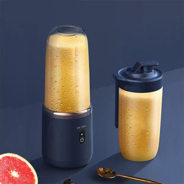 Portable Personal Blender Smoothie Maker 40W Travel Juicer With 400ml Bottle USA