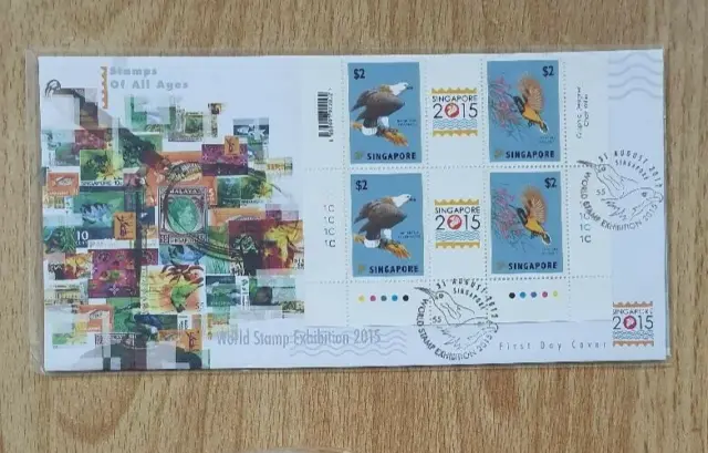 Singapore 2012 ,World Stamp Exhibition 2015,  Complete 2V in pair on FDC