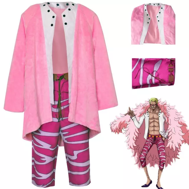 One Piece Donquixote Doflamingo Joker Cosplay Kostüme Costume