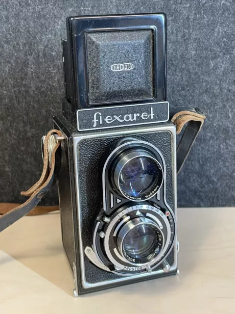 Vintage Meopta Flexaret II Standard TLR Camera Mirar II 3.5/80mm Twin Lens Czech