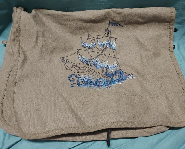 Ship Kraken Messenger Shoulder Paratrooper Bag