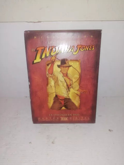 Coffret 4 Dvd  La Trilogie Les Aventure D Indiana Jones  Zone 2 Be