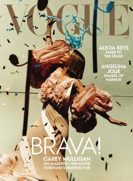 Vogue US Magazine November 2023 Carey Mulligan Alicia Keys Angelina Jolie