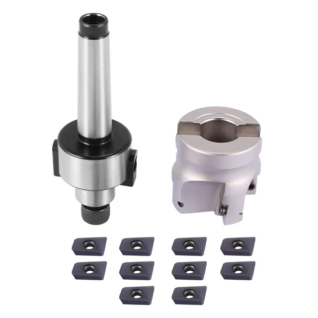 Kit Fresa Per Spianatura 400R-50-22 Con Inserti APMT1604 - Completo Di Asta MT3-FMB22 E 10 Inserti Metallici - Foto 5