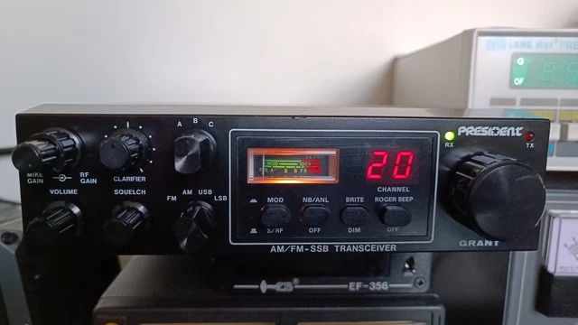 Président Grant Classic ASC - Radio Mobile CB Cibié - Révisée Et Fonctionnelle