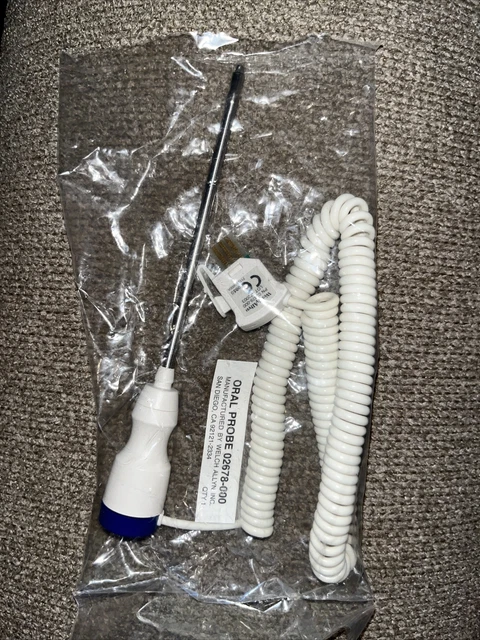 Welch Allyn Probe Assy, Lathg Conn, Oral, 4Ft Ref #02678-000