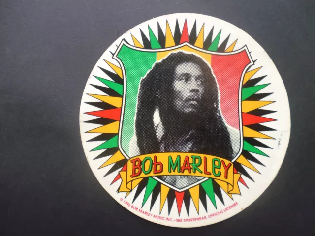 Autocollant Car Sticker US - BOB MARLEY - RASTAFARI WAILERS REGGAE - 1992.