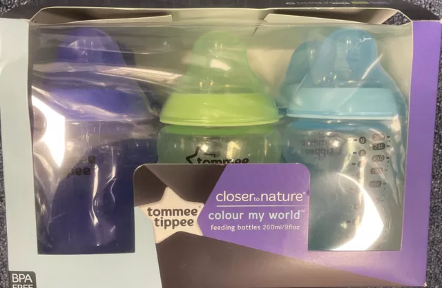 Tommie Tippee New Baby Bottles From Birth X6