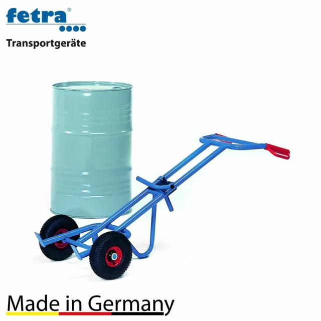 Fasskarre für 200 Liter, 300 kg Tragkraft, Höhe 1600 mm