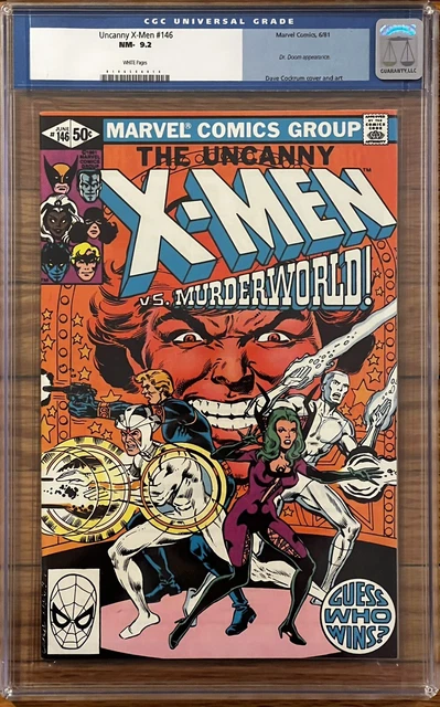 Uncanny X-Men #146 CGC 9.2 X-Men vs Murderworld! High Grade!
