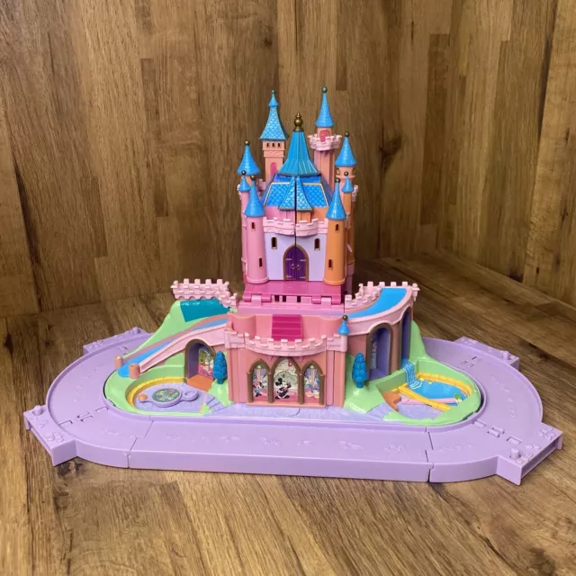 Rare Disney Magical Miniatures Magic Kingdom Castle Playset Polly Pocket Style