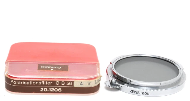 Zeiss Ikon B56 polarization filter -2 Contapol 4x in case
