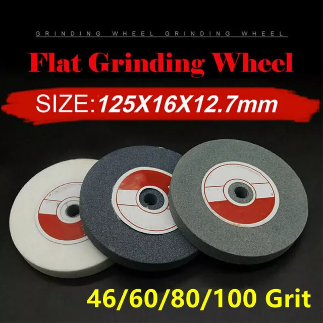 5" Bench Grinder Grinding Wheel Silicon Carbide,Corundum 46/60/80/100 Grit