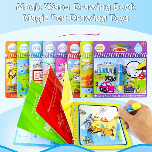 Livre De Coloriage Magique De L'eau - Peindre Avec Des Livres à