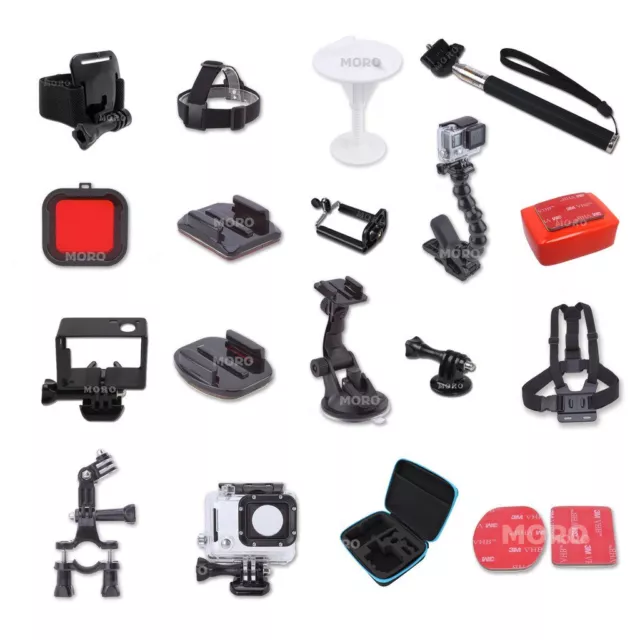 Accessories Bike Seatpost Bodyboard Jaws Head Chest Mount GoPro 10 7 8 9 Go Pro