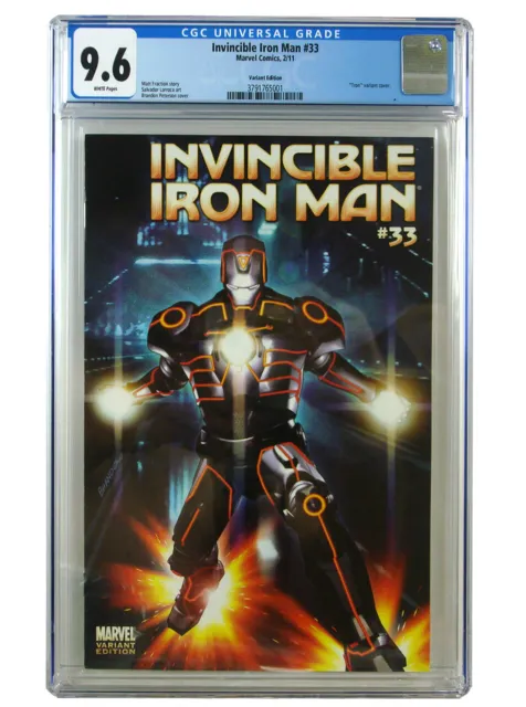 Invincible Iron Man #33 Tron Variant Edition CGC Graded 9.6 Marvel Comics