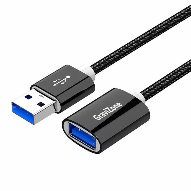 USB Verlängerungskabel USB 2.0 USB 3.0 GraviZone Kabel A-Stecker zu A-Buchse Usb