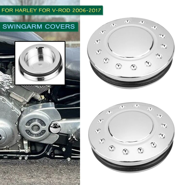 MOTOR CHROME SWINGARM Pivot Bolt Cover For Harley Night Rod Special V