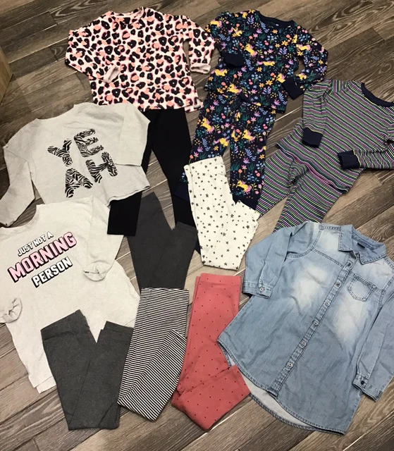 Girls Next 12 Piece Clothes Bundle Age 5/Mix & Match Tops,Bottoms,Dress,Pyjamas