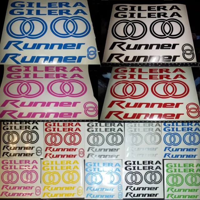 Gilera Runner Decals/Stickers-ALL COLOURS AVAILABLE- sp vx fxr vxr 50 70 125 172