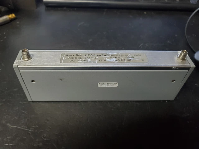 Atenuador Programable Weinschel DC A 4 GHz, 70 DB (10+20+20+20 DB) - Usado, De Equipo Militar
