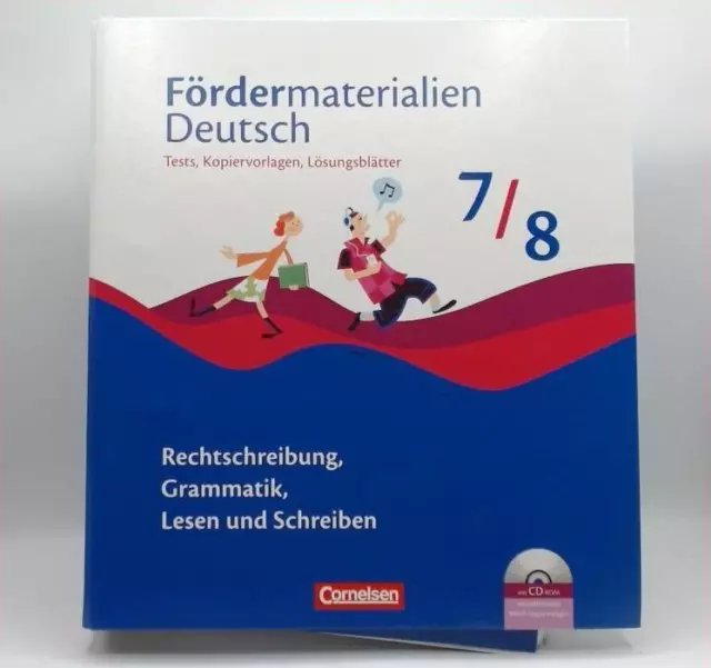 Fördermaterialien Deutsch 7./8. Schuljahr. Tests, Kopiervorlagen Rechtschrei ...