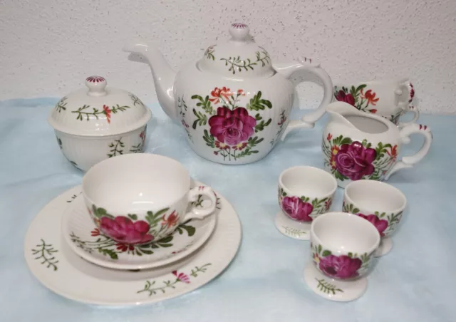 Teeservice- Auswahl,  Ostfriesische Rose Nippon handgemalt japanisches Porzellan