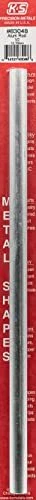 K&S Precision Metals 83048 Round Solid Aluminum Rod, 1/2" OD x 12" Long, 1