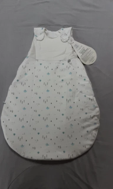 0-6m Schlafsack 2,5 Tog. weiß