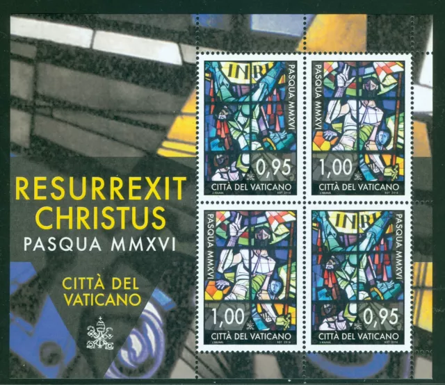 2016 Vatican City Sc# 1612 Easter 2016 MNH mini-sheet