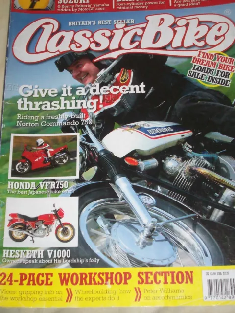 Classic Bike 08/06 Honda VFR750, Big Jap Inline Fours, Dossier-Hesketh, Trident