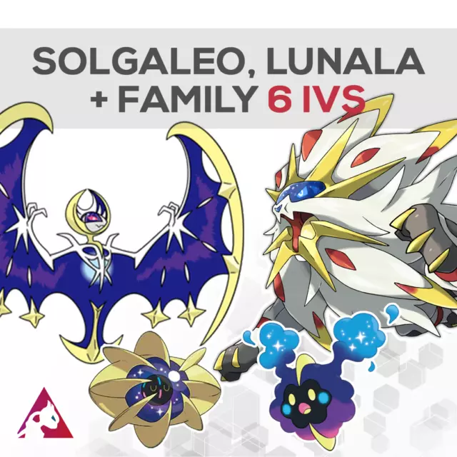 SOLGALEO + LUNALA ✨Ultra Shiny 6IV Events✨ Pokemon SWORD and SHIELD  Legendaries – ASA College: Florida