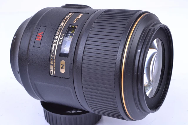 Nikon AF-S Nikkor 105mm f/2.8 G Micro ED N IF VR Camera Lens READ #T78415 3