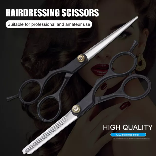 Professional Hair Cutting Scissors Sets 11PCS,Multi-purpose Hair Cutting Tools,Hair Clamps,Stainless Steel Material,for Salon,pet,Kids,Barber,Adults