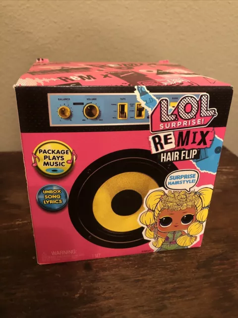 L.O.L.  Surprise! Remix Hair Flip Doll w/ 15 Surprises NIB