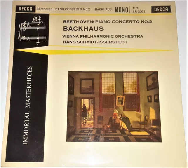 Beethoven, Backhaus - Piano Concerto No. 2 - BR 3073 - 10" Vinyl LP - VG+ / VG