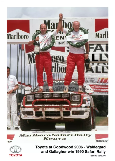 Marlboro Safari Rally Kenya Toyota Wins Poster