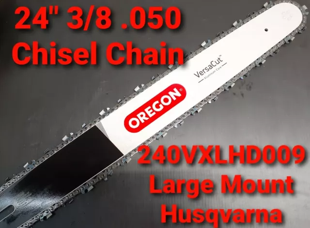 24" Oregon Husqvarna 570 Chainsaw Bar & Chain 240VXLHD009 3/8 050 84 DL