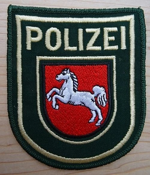 POLIZEIABZEICHEN POLICE PATCH Ärmelabzeichen Pferd Niedersachsen