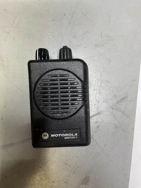 Motorola Minitor V Pager 151 - 158.9975 MHz 2-Ch  - UNTESTED
