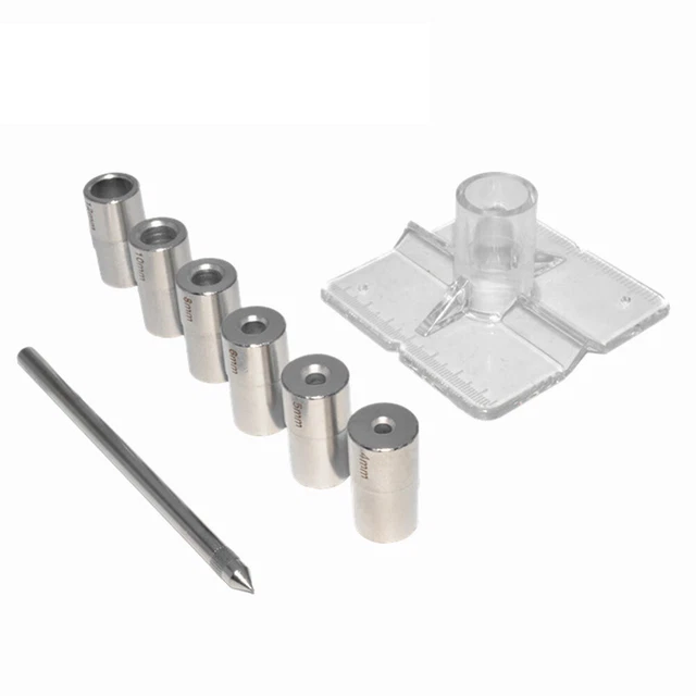 Pocket Hole Jig Kits Oblique Hole Locator Drill Bits Guide Vertical Positioner F