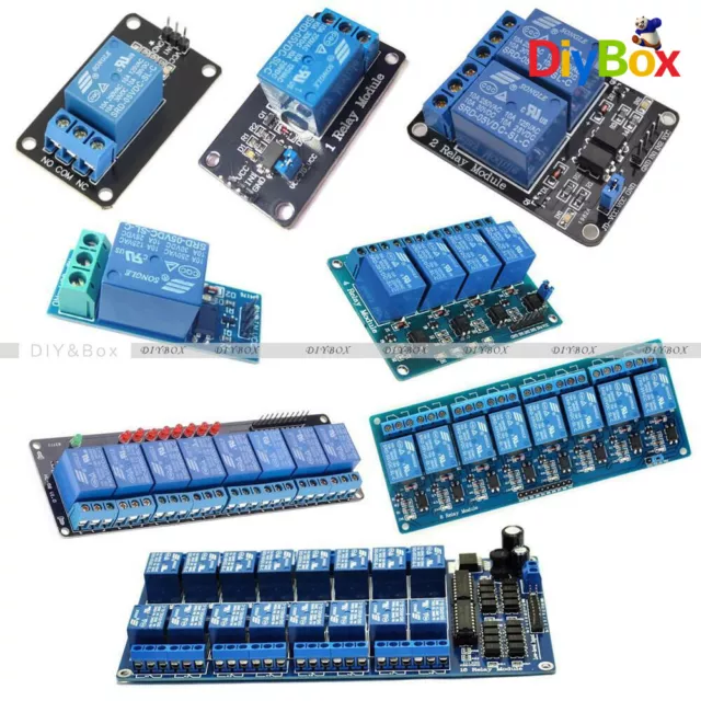 5V 1/2/4/6/8 Channel Relay Board Module Optocoupler LED for Arduino PiC ARM AVR