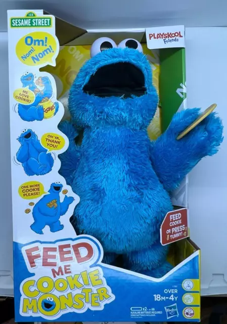 Playskool Friends Sesame Street Feed Me Cookie Monster NEW SAME DAY FREE SHIP