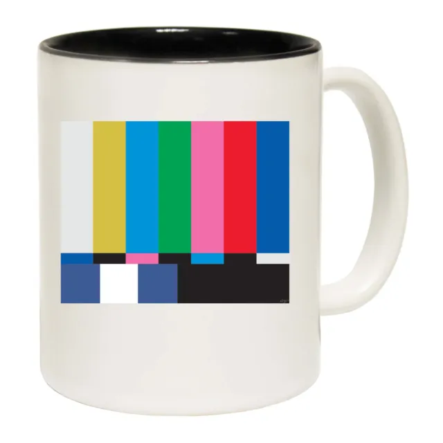 Tv Colour Test Screen - Funny Novelty Coffee Mug Mugs Cup - Gift Boxed