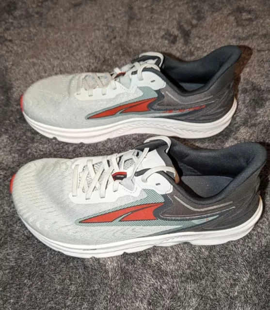 ALTRA TORIN 6 Running Shoes Men's Size 10.5 Grey Red Hiking 500601 ...