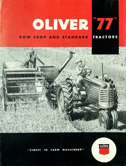 Oliver Model 77 Tractor NEW Metal Sign: Row Crop & Standard Types