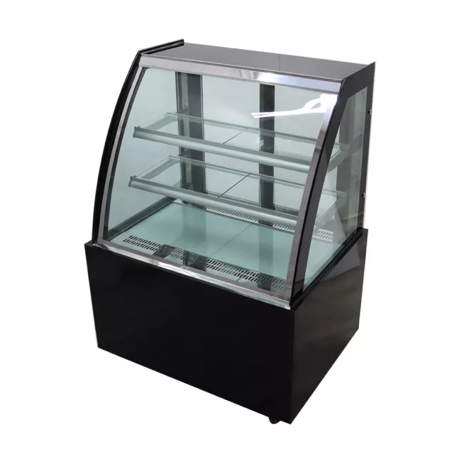 220V Commercial Refrigerated Display Cabinet Cake Refrigerator Showcase 35.4"