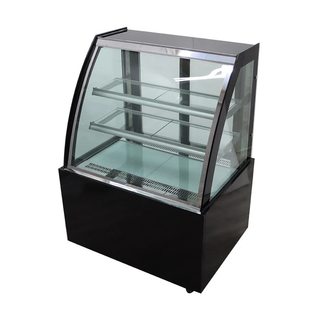 220V Commercial Refrigerated Display Cabinet Cake Refrigerator Showcase 35.4"